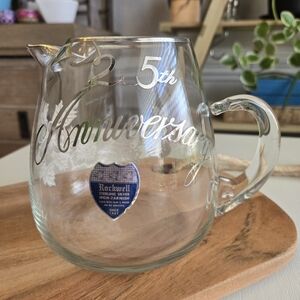 25th Anniversary Pitcher